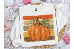 Retro Pumpkin Fall PNG Sublimation Tee-Retro Pumpkin Fall PN Product Image 3