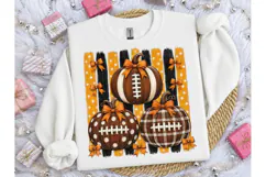 Football Pumpkin Fall PNG Sublimation Te Product Image 3