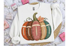 Football Pumpkin Fall PNG Sublimation Te Product Image 3
