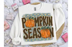 Pumpkin Season Fall PNG Sublimation Tee Product Image 3