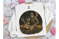 Skeleton Hunter Halloween PNG Tee Design Product Image 2