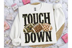 Touchdown Football PNG Sublimation Tee Product Image 3
