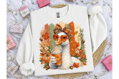 Fall Goose Pumpkin Spice PNG Sublimation Product Image 3