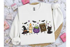 Kawaii Halloween Witch PNG Shirt Design Product Image 3