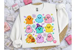 Cute Ghost Halloween PNG Shirt Design Product Image 3