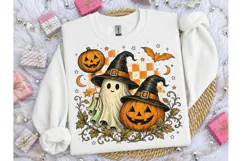 Halloween Ghost Pumpkin PNG Tee Design Product Image 3