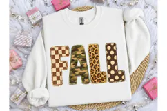 Fall Mixed Pattern PNG Sublimation Tee Product Image 1