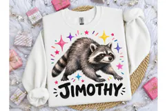 Jimothy Raccoon PNG Funny Tee Design Product Image 3
