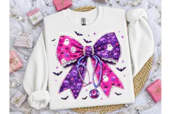 Halloween Nurse Bow Stethoscope PNG Tee Product Image 3