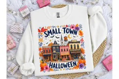 Small Town Halloween PNG Shirt Design Product Image 3