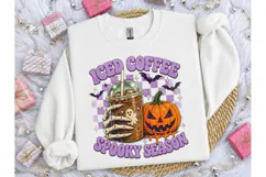 Iced Coffee Spooky Season Halloween PNG Product Image 3