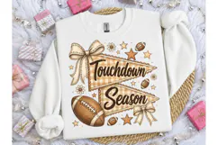 Touchdown Season Football PNG Tee Design Product Image 1