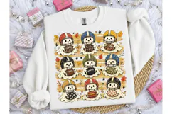 Ghost Football PNG Fall Sublimation Tee Product Image 3