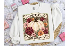 In Every Season Praise Him Fall PNG Product Image 1