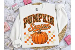 Pumpkin Season Fall PNG Sublimation Tee Product Image 2