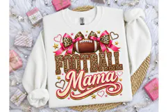 Football Mama PNG Sublimation Tee Design Product Image 3