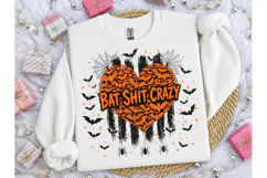 Bat Shit Crazy Halloween PNG Tee-Bat Shit Crazy Halloween PN Product Image 1