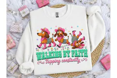 Walking By Faith Dachshund PNG Tee Product Image 3
