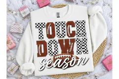Touchdown Season PNG Football Tee Design Product Image 3