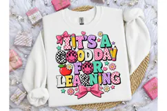 Good Day For Learning PNG Teacher Tee Product Image 3