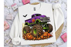 Halloween Monster Truck PNG Tee Design Product Image 3