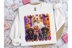 Halloween Dachshund PNG Shirt Design Product Image 2