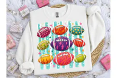 Colorful Football PNG Sublimation Design Product Image 3