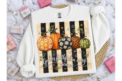 God Is Faithful Pumpkin PNG Fall Tee Product Image 3