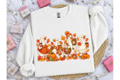 Fall Geese Autumn Pumpkin PNG Sublimatio Product Image 3