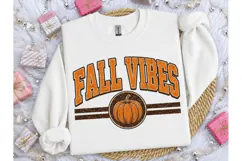 Fall Vibes Pumpkin PNG Shirt Design Product Image 3