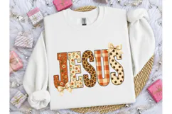 Jesus Patchwork Boho PNG Shirt Design Product Image 2