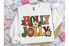 Holly Jolly Christmas PNG Shirt Design Product Image 3