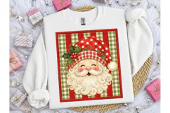 Vintage Santa Claus Christmas PNG Tee Product Image 3