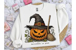 Halloween Pumpkin Witch PNG Tee Design-Halloween Pumpkin Wit Product Image 3