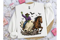 Zombie Cowboy Ghost Rider Halloween PNG Product Image 3