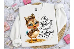 Be Yourself Duck PNG Sublimation Tee Product Image 3