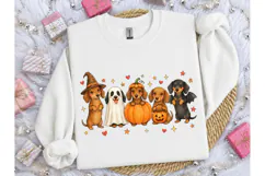 Halloween Dachshund Dogs PNG Tee Design Product Image 3