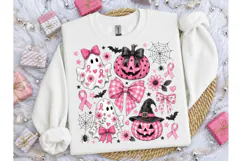 Pink Halloween Ghost Pumpkin PNG Sublima Product Image 3