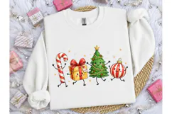 Christmas Characters Dancing PNG Shirt Product Image 1