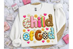 Child of God PNG Sublimation Tee Design Product Image 2