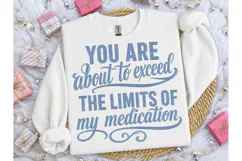 Funny Medication Humor PNG Shirt Design Product Image 1