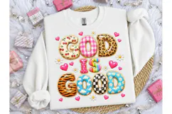 God Is Good PNG Christian Tee Design Product Image 3