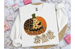 Halloween Pumpkin Ghost PNG Tee Design Product Image 3
