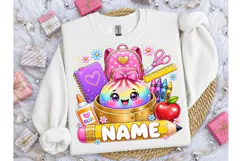 Cute Dim Sum School Supply PNG Design Product Image 3