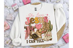 She Loves Jesus I Can Tell PNG Tee Product Image 2