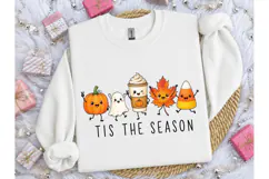 Tis The Season Fall Halloween PNG Tee Product Image 2