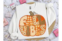Fall Vibes Pumpkin PNG Sublimation Desig Product Image 2