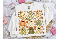 Fall Ghost Boho Halloween PNG Shirt Product Image 3