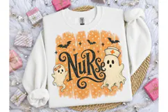 Halloween Nurse Ghost PNG Sublimation Te Product Image 3