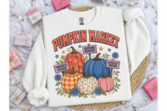 Pumpkin Market Fall Harvest PNG Tee Product Image 2